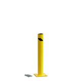 Safety Yellow Steel Bollards, 4.5" Diameter, 24–72" Height – Surface or In-Ground Mount Safety Barrier
