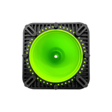 28" Lime Green Traffic Cone, 7 lb Black Base