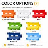 36" Interlocking Water-Filled Construction Barrier – Plastic Traffic Divider