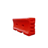 Water-Filled Traffic Barrier – 6 Ft Plastic Construction Barricade with Interlocking Design and Fillable Base