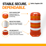 Commander Traffic Drum with Reflective Sheeting - No Base Included