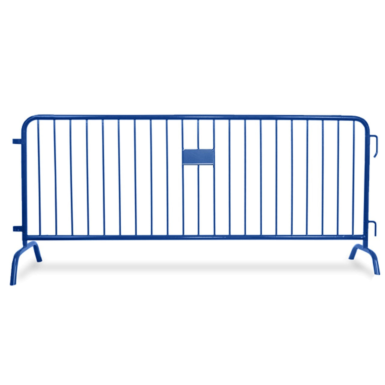 8.5 Foot Heavy Duty Steel Crowd Control Barricade - Blue