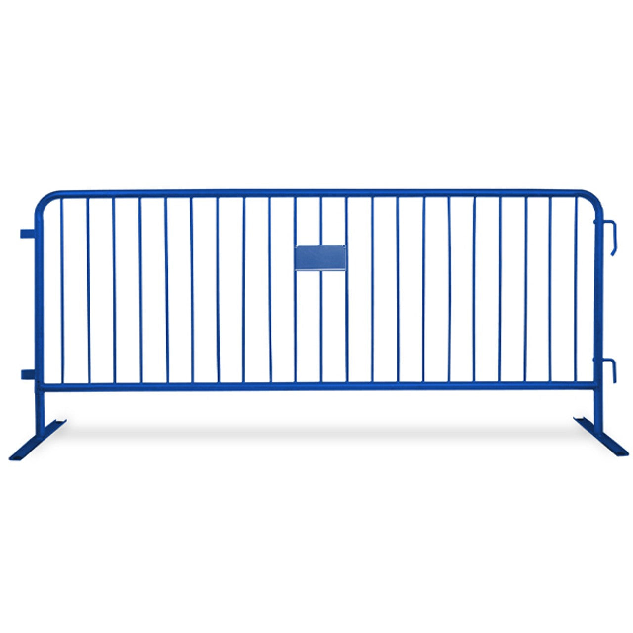 8.5 Foot Heavy Duty Steel Crowd Control Barricade - Blue