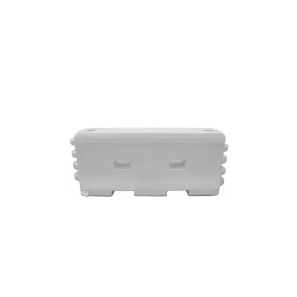 Water-Filled Traffic Barrier – 6 Ft Plastic Construction Barricade with Interlocking Design and Fillable Base