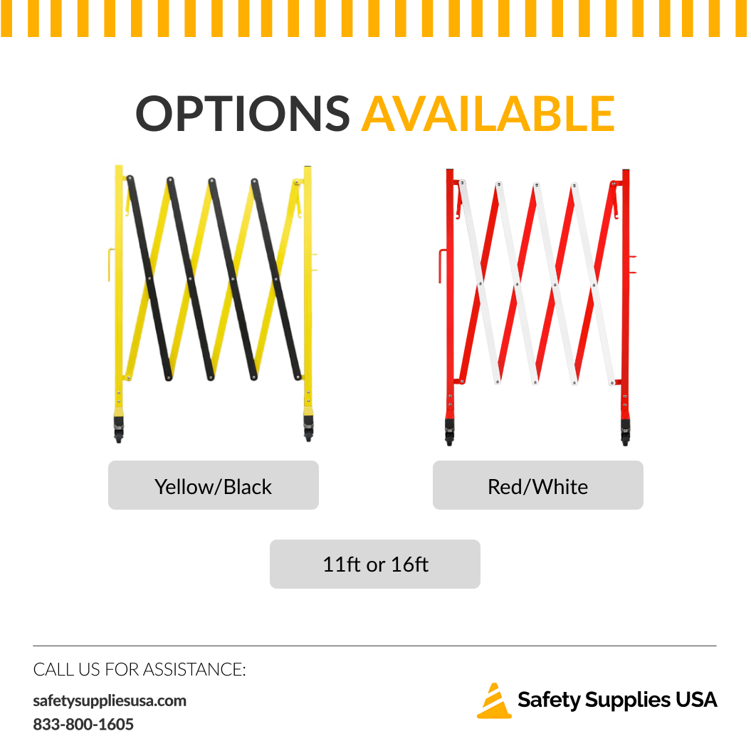 FlexPro Expanding Barricade 11 Ft