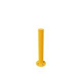 Yellow Steel Bollard with Round Base