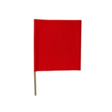 Construction Flags with Wooden Handle