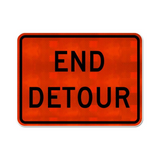 End Detour Sign