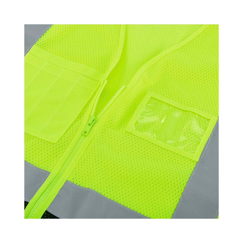 Class 2 Hi-Vis Safety Vest, 3 Pockets, Mesh