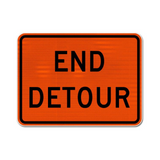 End Detour Sign