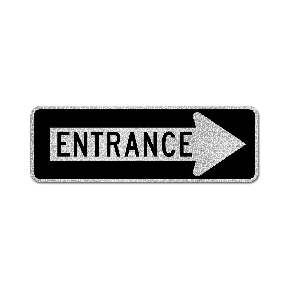 Entrance Right Sign