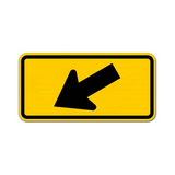 Diagonal Arrow Left Sign