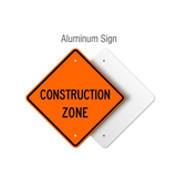 Construction Zone Rigid Sign