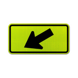 Diagonal Arrow Left Sign