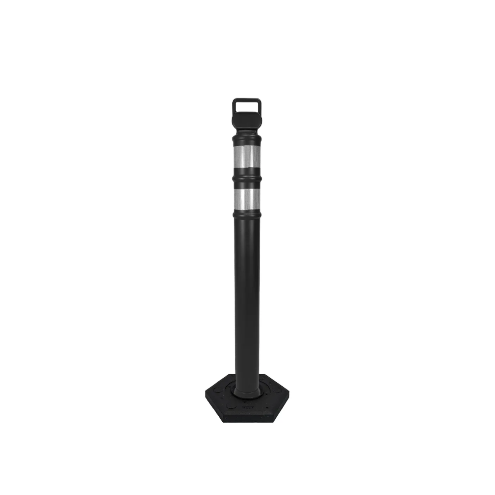 45" EZ Grab Delineator Tube with Recycled Rubber Base