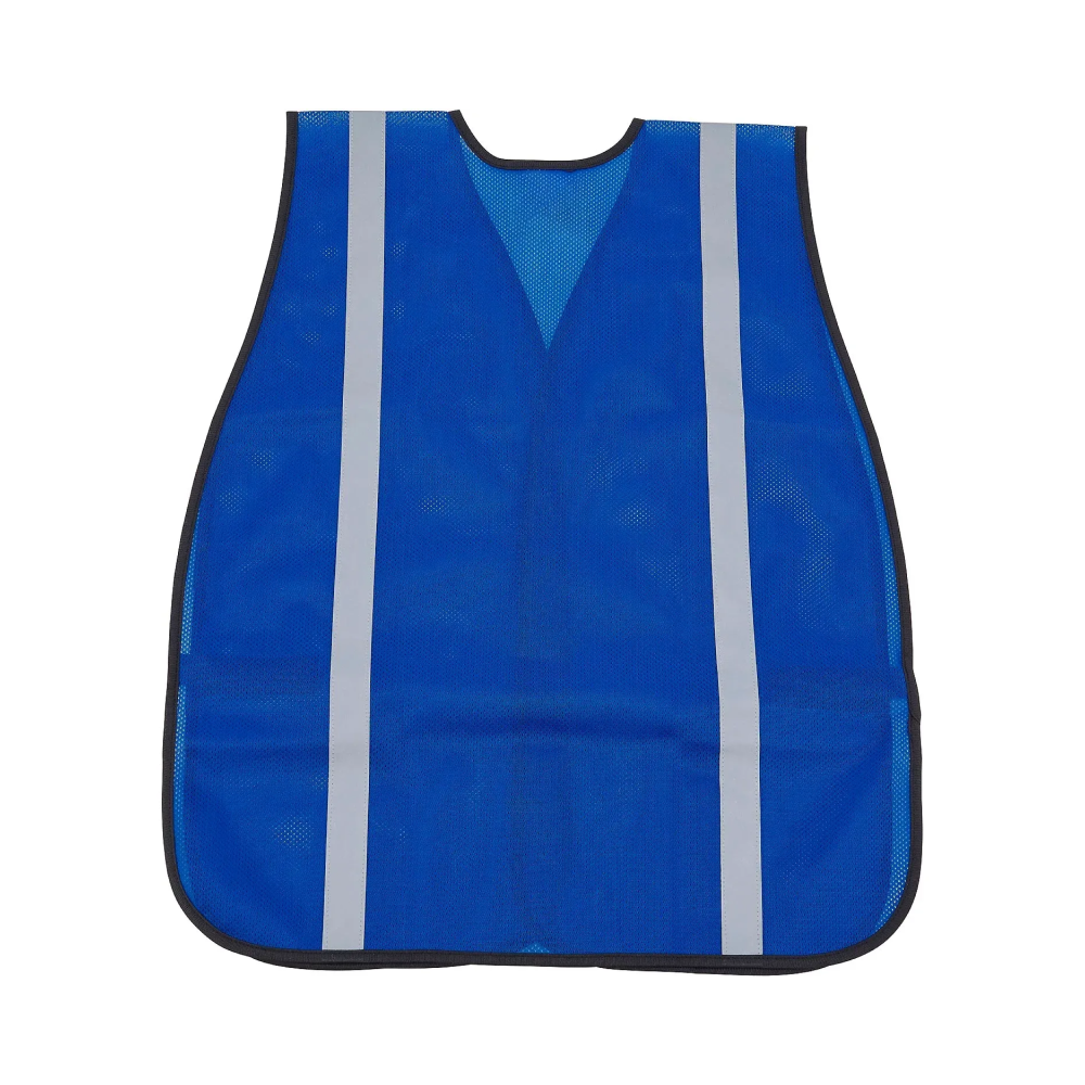 Hi-Vis Safety Vest, 1" Reflective Strips, Mesh