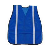 Hi-Vis Safety Vest, 1" Reflective Strips, Mesh