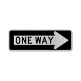One Way Right Sign