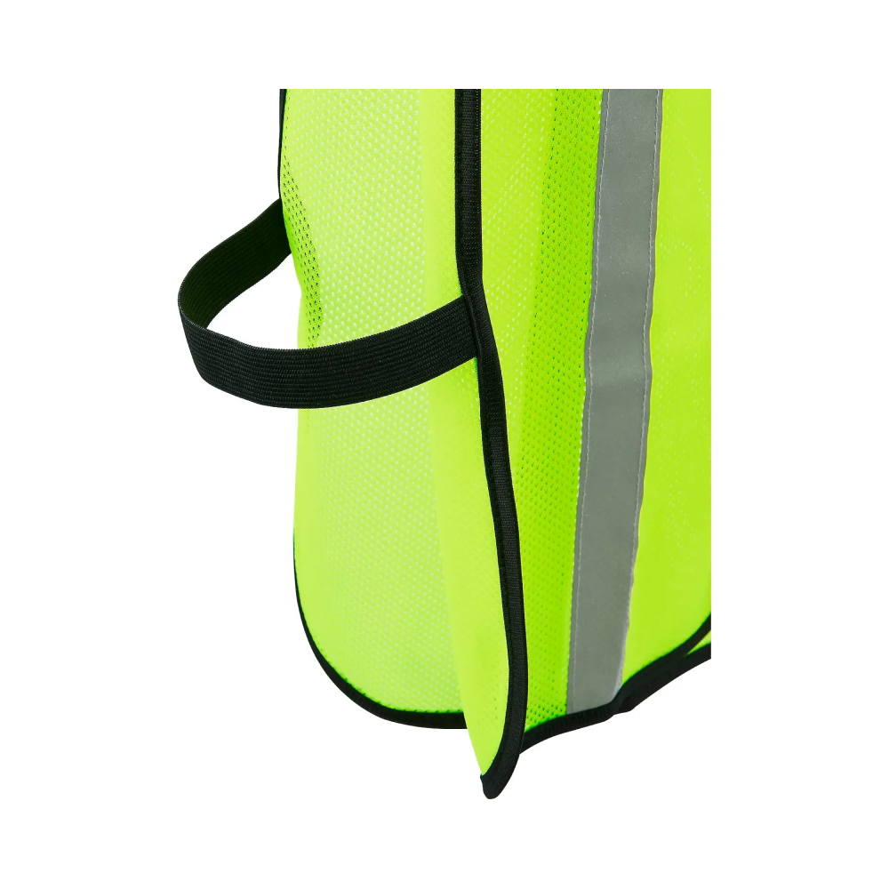 Hi-Vis Safety Vest, 1" Reflective Strips, Mesh