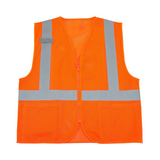 Class 2 Hi-Vis Safety Vest, 2 Pockets, Mesh