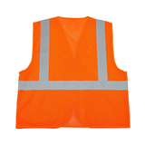 Class 2 Hi-Vis Safety Vest, 2 Pockets, Mesh