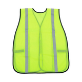 Hi-Vis Safety Vest, 1" Reflective Strips, Mesh