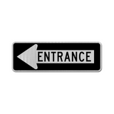 Entrance Left Sign