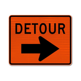 Detour Sign (Right Arrow)