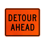 Detour Ahead Sign