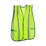 Hi-Vis Safety Vest, 1" Reflective Strips, Mesh