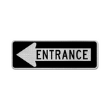 Entrance Left Sign
