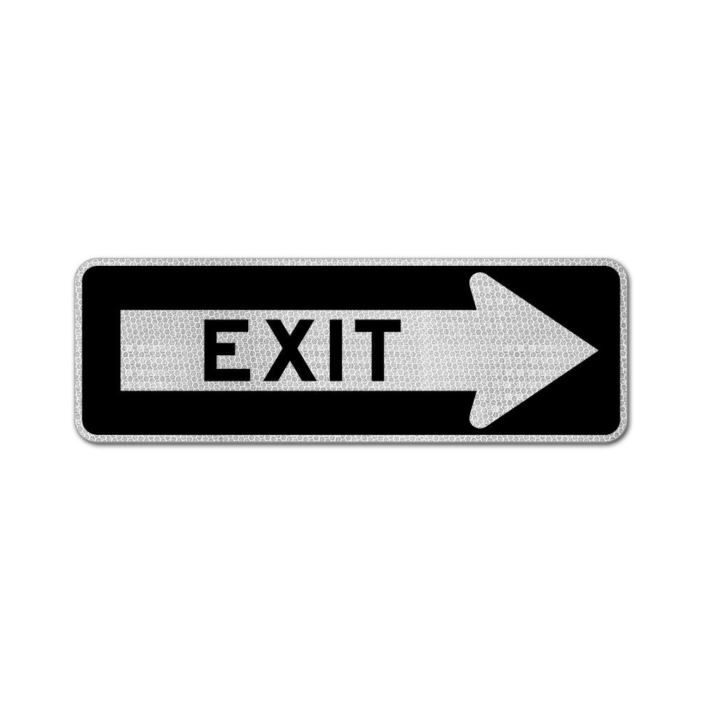 Exit Right Sign