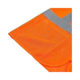 Class 2 Hi-Vis Safety Vest, 2 Pockets, Mesh