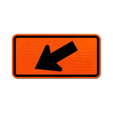 Diagonal Arrow Left Sign