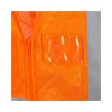 Class 2 Hi-Vis Safety Vest, 3 Pockets, Mesh