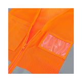 Class 2 Hi-Vis Safety Vest, 3 Pockets, Mesh