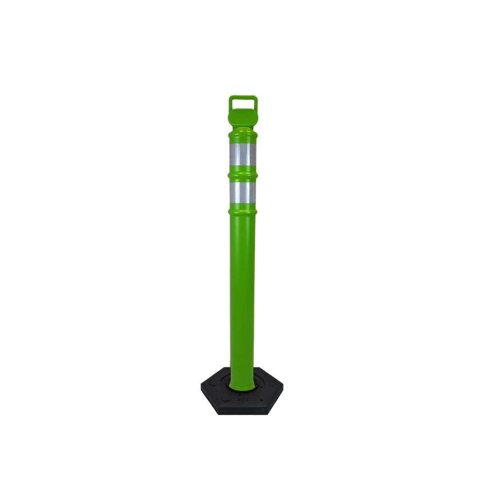 45" EZ Grab Delineator Tube with Recycled Rubber Base