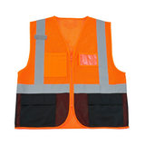 Class 2 Hi-Vis Safety Vest, 3 Pockets, Mesh