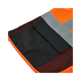 Class 2 Hi-Vis Safety Vest, 3 Pockets, Mesh