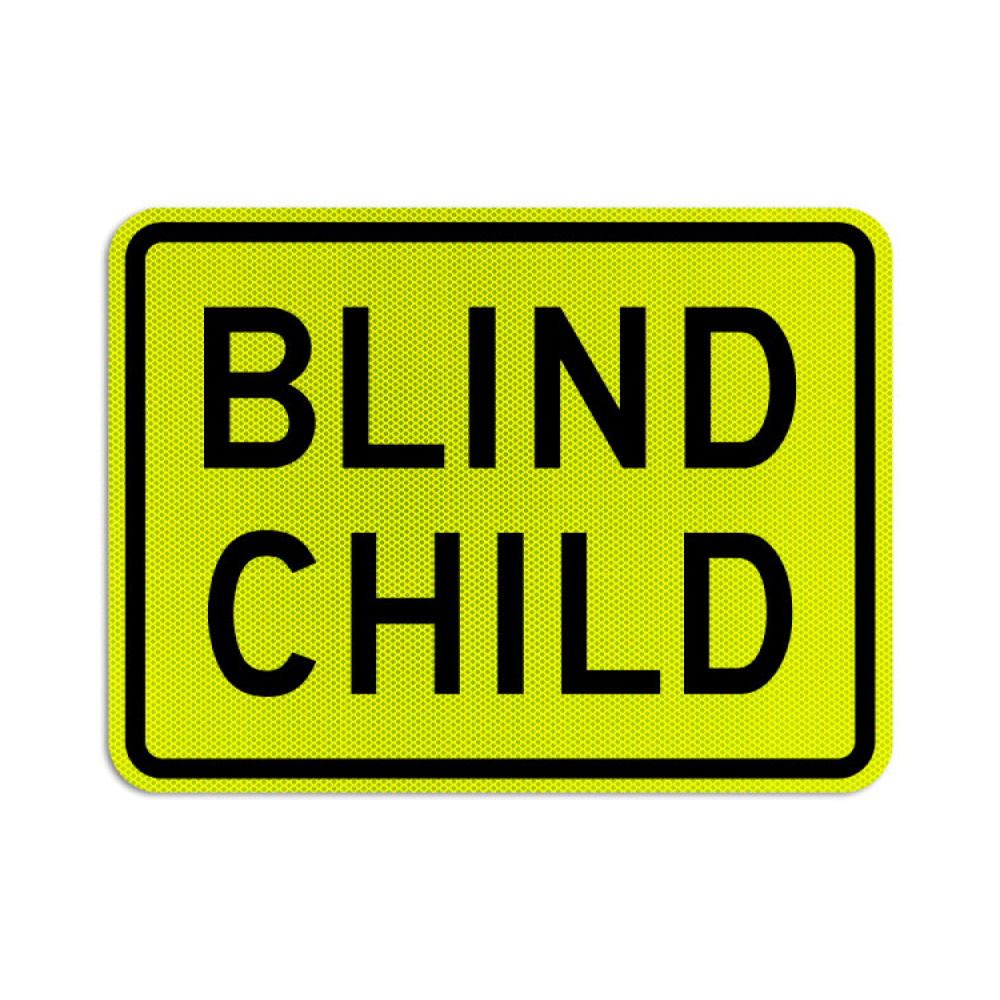 Blind Child Sign