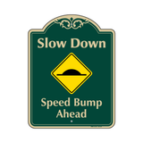 Speed Bump Ahead Sign