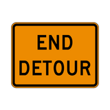 End Detour Sign