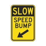 Slow Speed Bump Sign