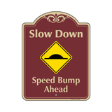 Speed Bump Ahead Sign