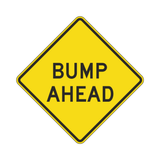 Bump Ahead Sign