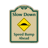 Speed Bump Ahead Sign