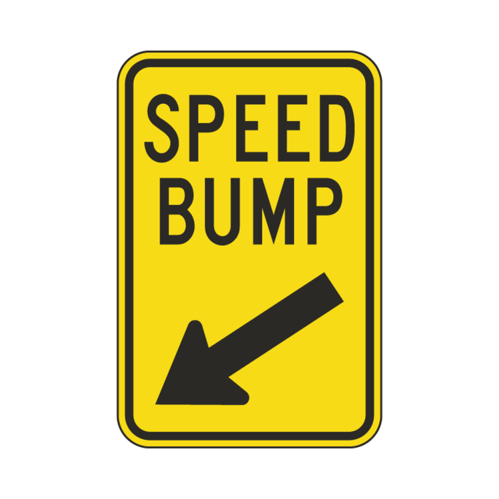 Speed Bump Sign