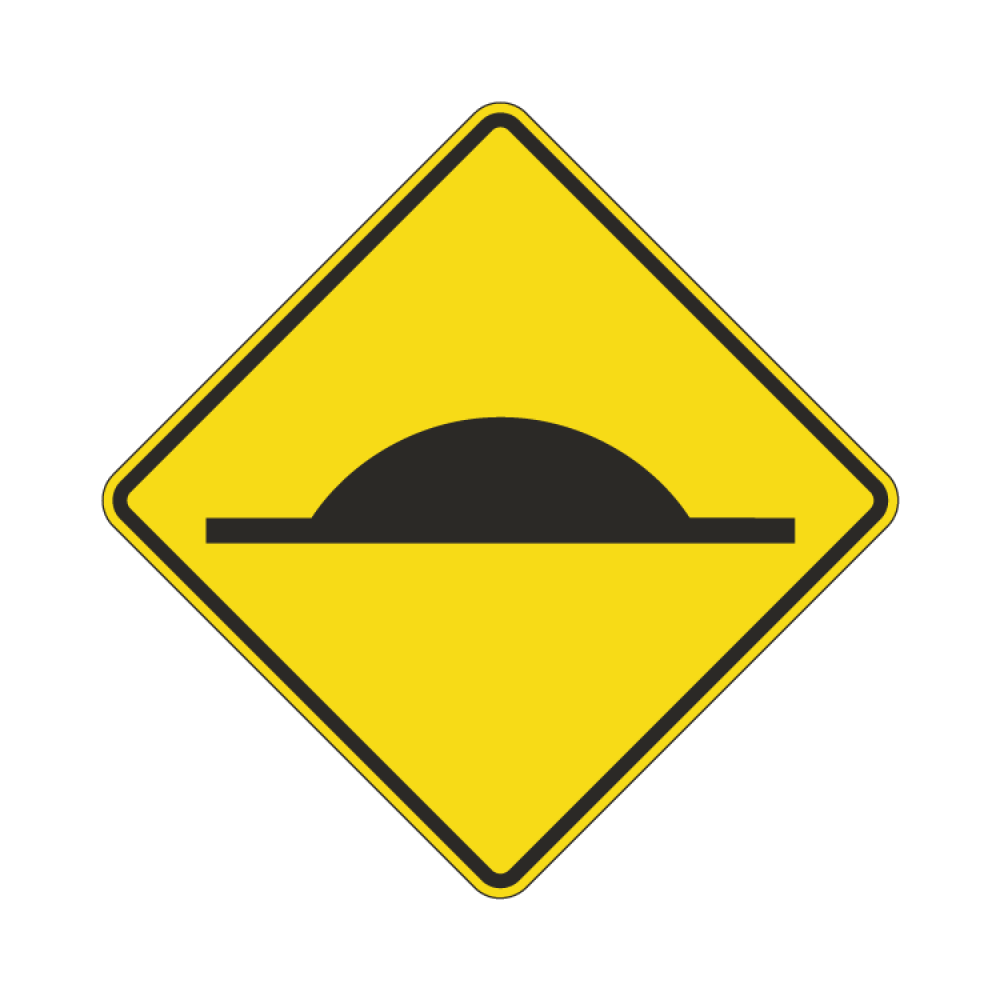 Speed Bump Symbol Sign