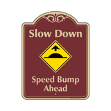 Speed Bump Ahead Sign