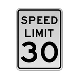 Speed Limit 30 MPH Sign